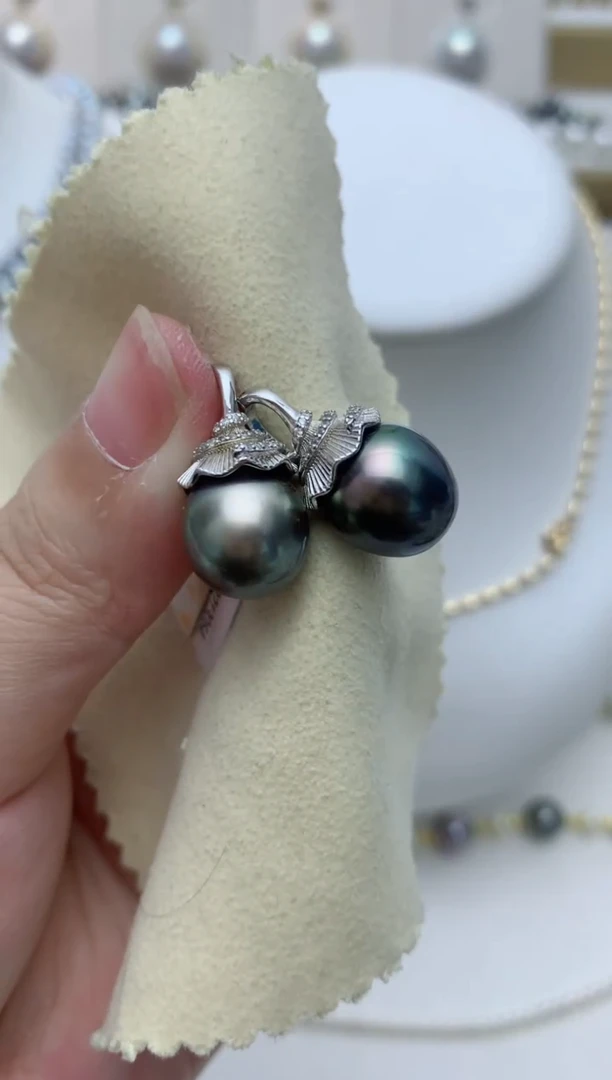 海水珍珠银S925镶嵌颈饰q18 多样性发其一