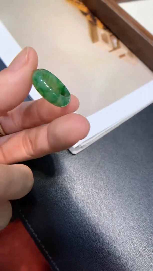 未镶嵌戒圈翡翠戒圈#11