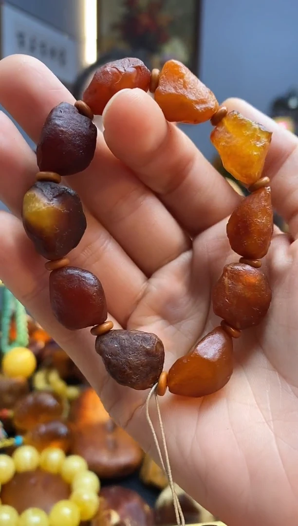 手串琥珀未镶嵌手串