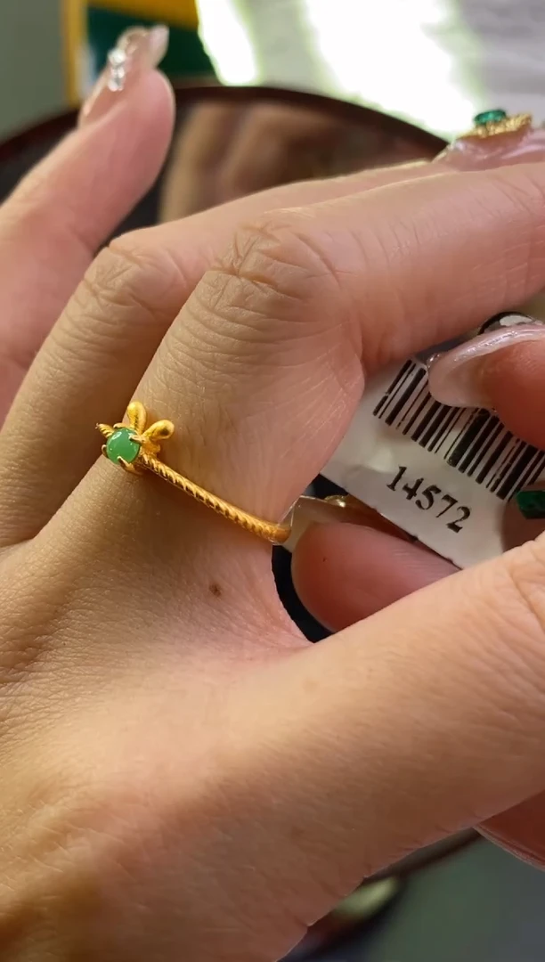 颈饰银S925镶嵌翡翠净货14752