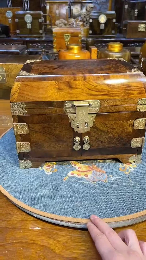 乌木类成套家具乌木嫦娥奔月首饰盒 s13