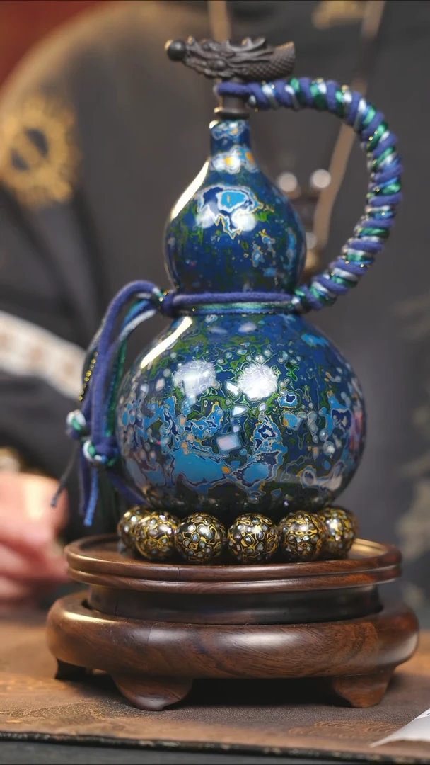 【闪购商品】YS161漆艺酒葫芦不包手串及旋转底座