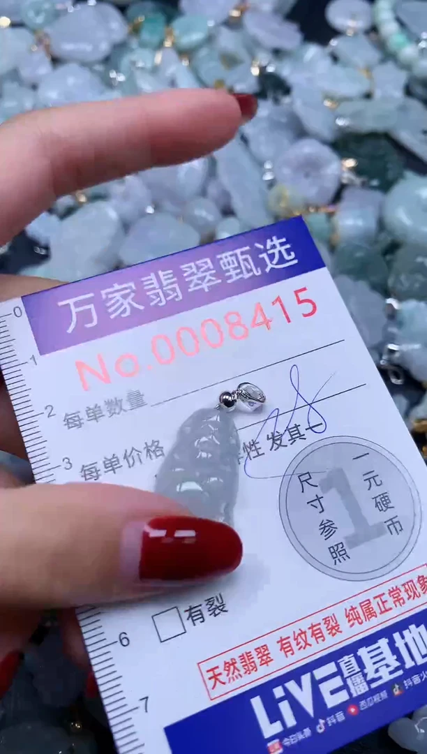 颈饰未镶嵌翡翠8415