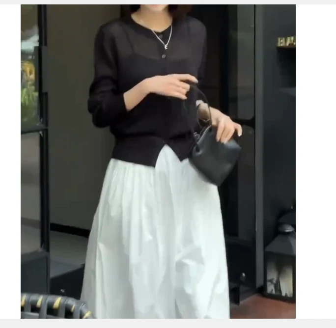 2025春季新款网红同款洋气气质韩版潮流休闲上衣裙子女飘12