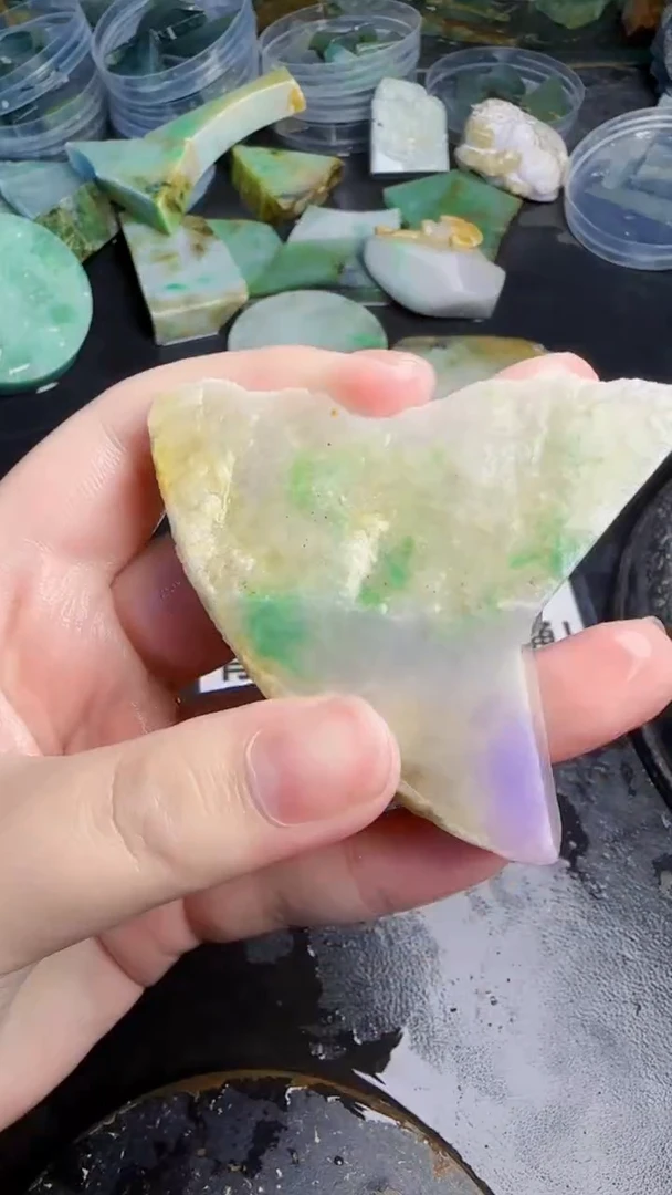 未镶嵌挂件翡翠D****.天然翡翠037