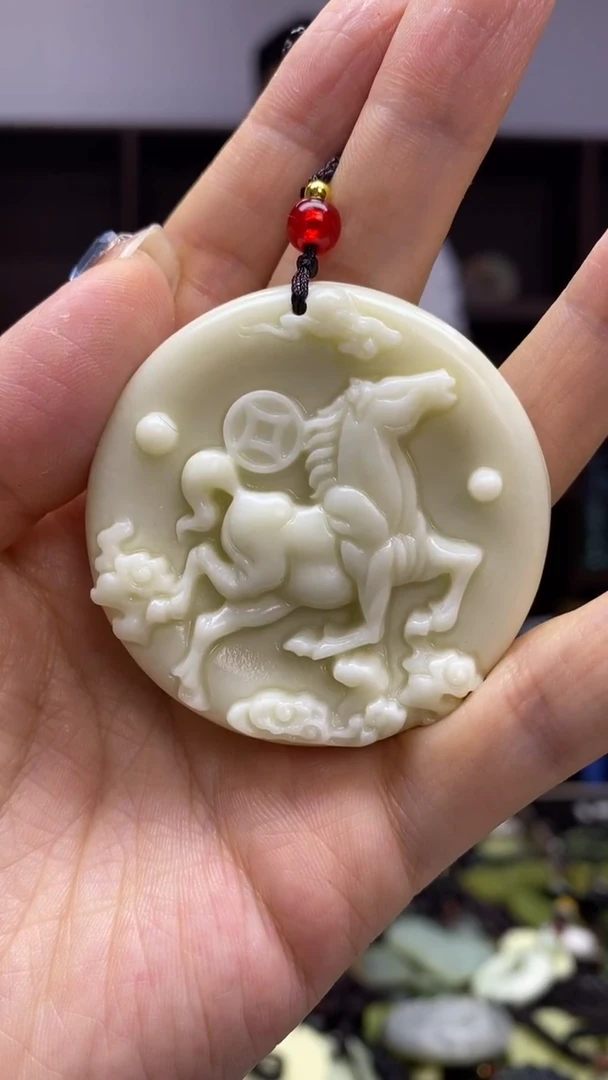 未镶嵌岫玉挂件单品发一