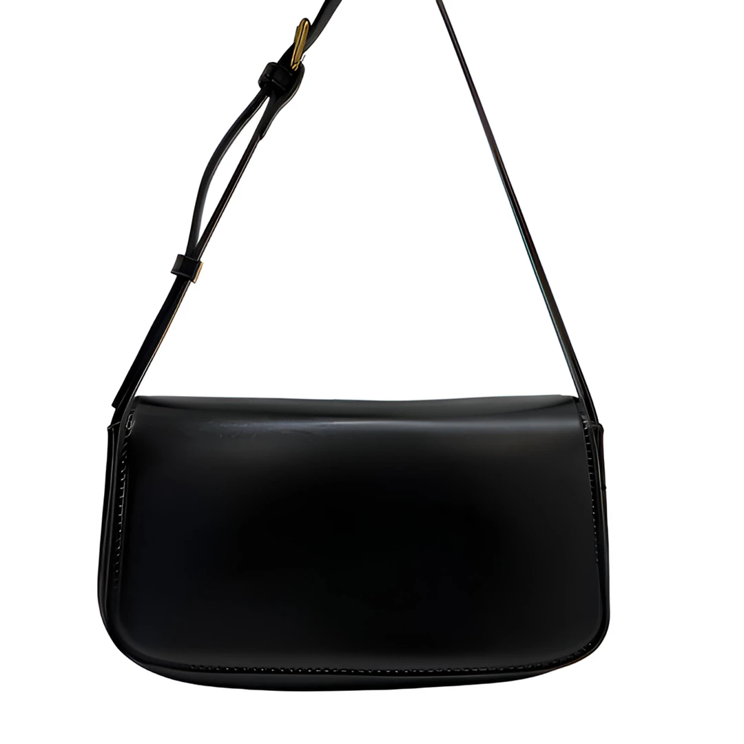 2025年新款轻奢百搭手提斜挎单肩包 18830-黑色 20*5*13cm