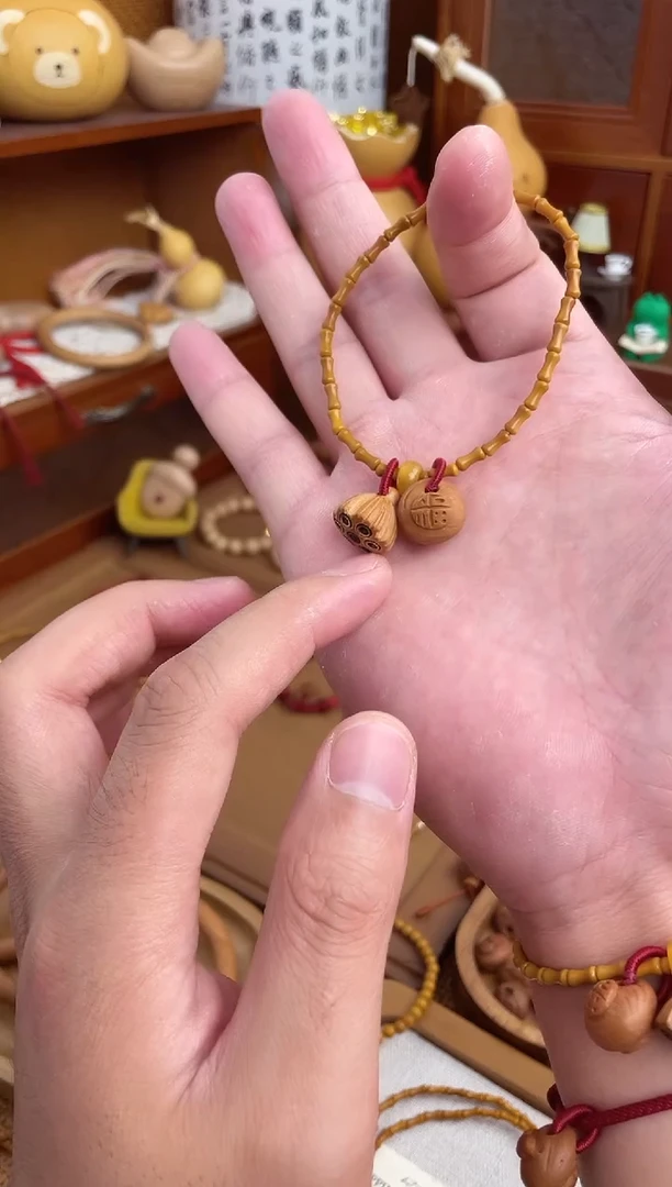 手串/手链核桃竹节手串一物一拍好运连连款