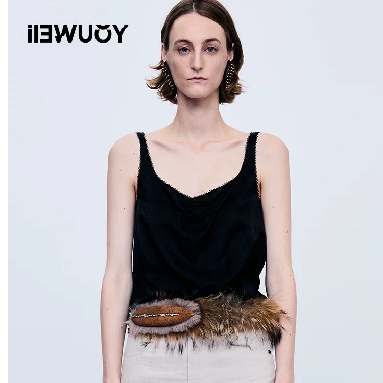 【顾文婷推荐】YOUWEI有尾25 提花波点背心 Y3325301