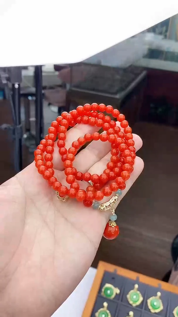 翡翠14K金镶嵌颈饰D140项链