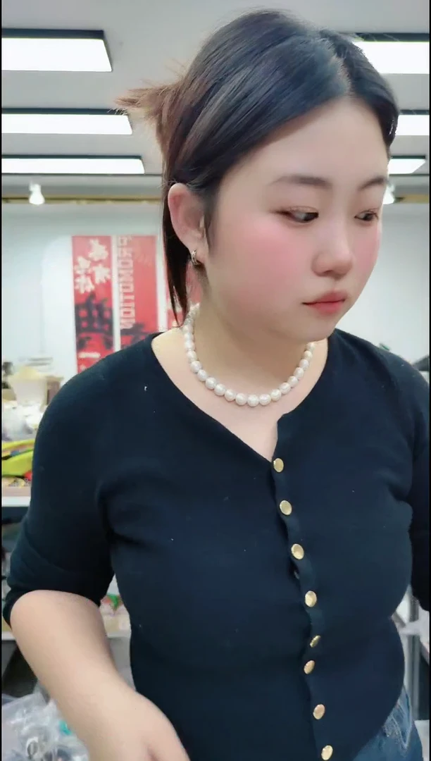 【闪购商品】淡水珍珠颈饰合金1166白珍珠项链