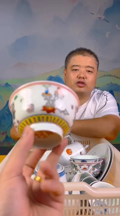 摆件景德镇陶瓷青花摆件17