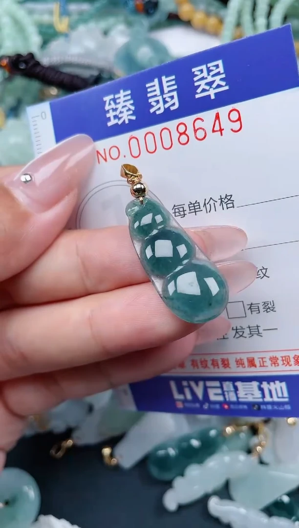 翡翠未镶嵌颈饰.0008649