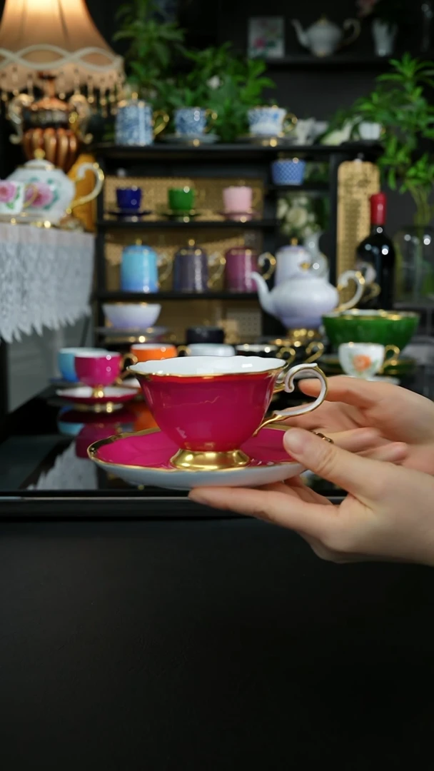 2等品、玫红咖啡杯