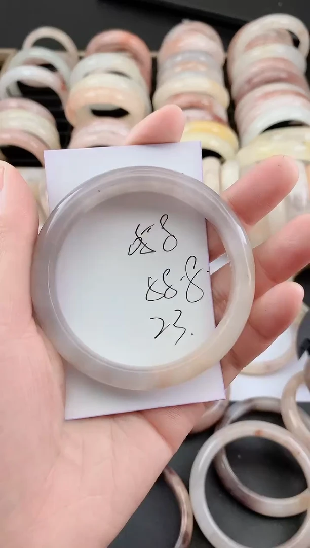 未镶嵌手镯石英质玉（金丝玉）058