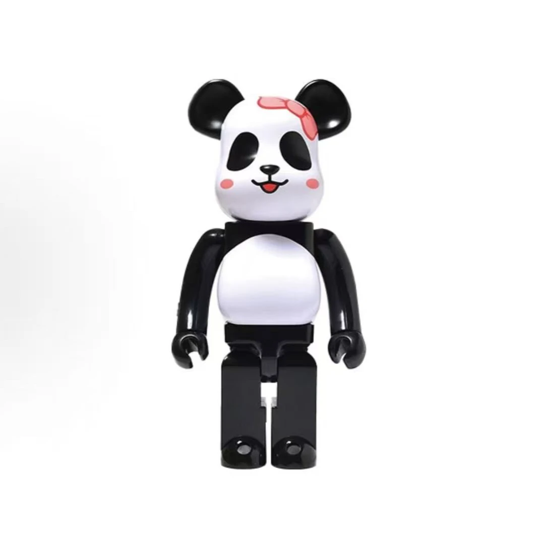 bearbrick积木熊 牛奶妹 1000% 双盒