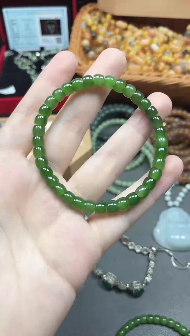 未镶嵌手串和田玉（碧玉）多样性发货拍一发一
