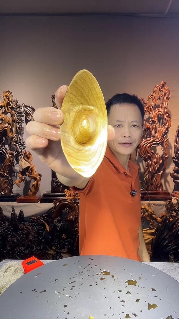 金丝楠宁****心小叶桢楠随行摆件26