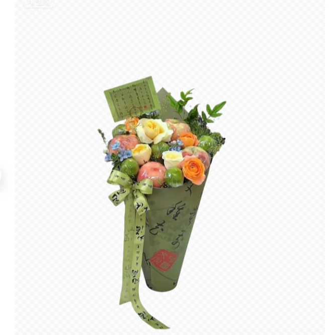 把果香与花香,都揉进这束浪漫里