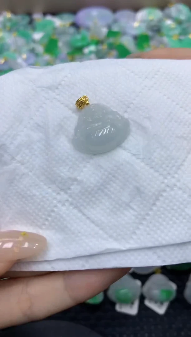 颈饰未镶嵌翡翠天然缅甸翡翠A货