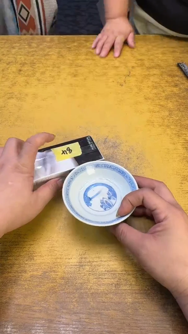 瓷器瓷器瑕疵破破84赫奶碗