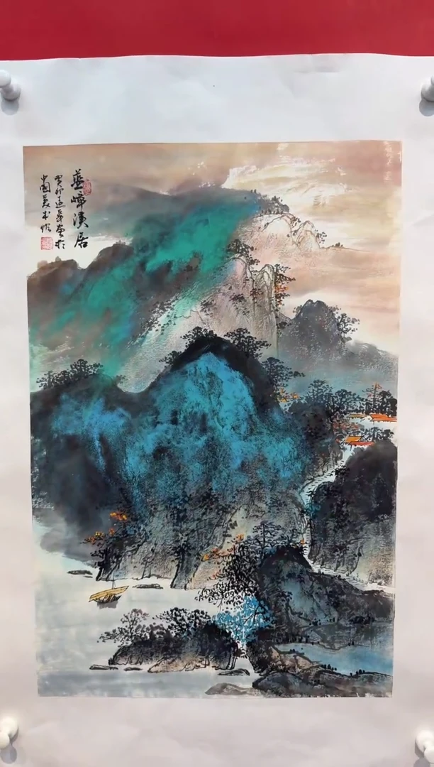 国画画家陆远华纯手绘原作