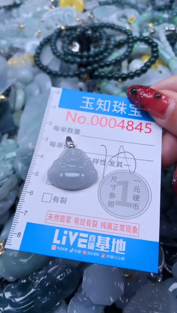 【闪购商品】翡翠吊坠(不含链)未镶嵌4845