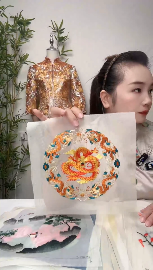 刺绣绣花绣片绣花片