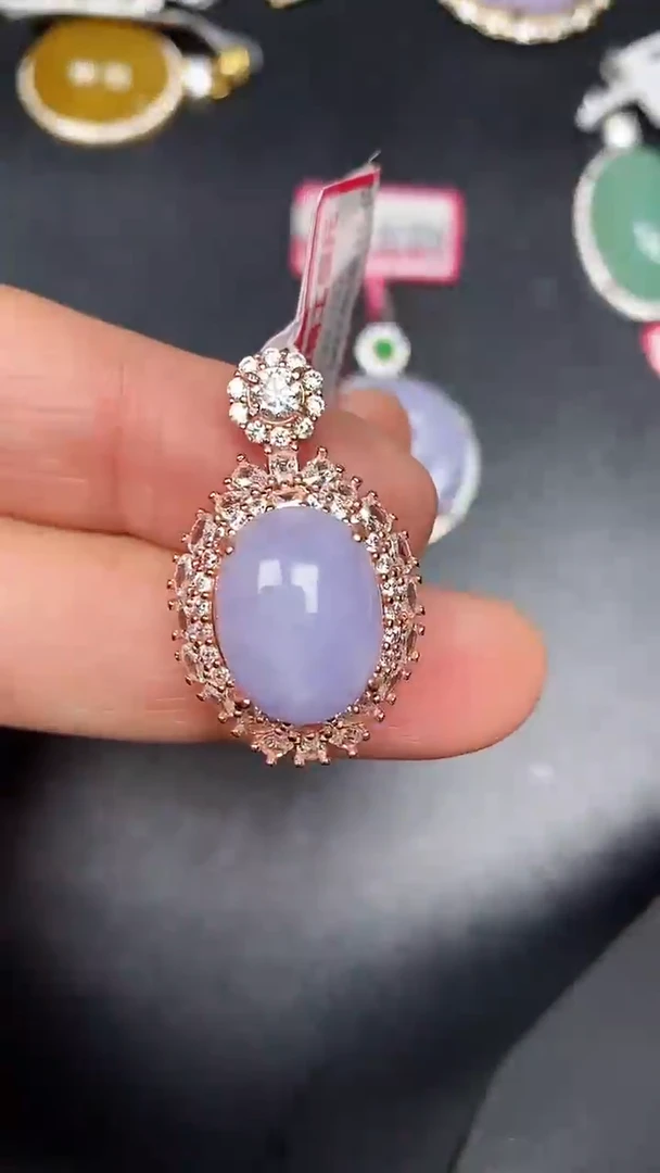 银S925镶嵌戒指翡翠1200