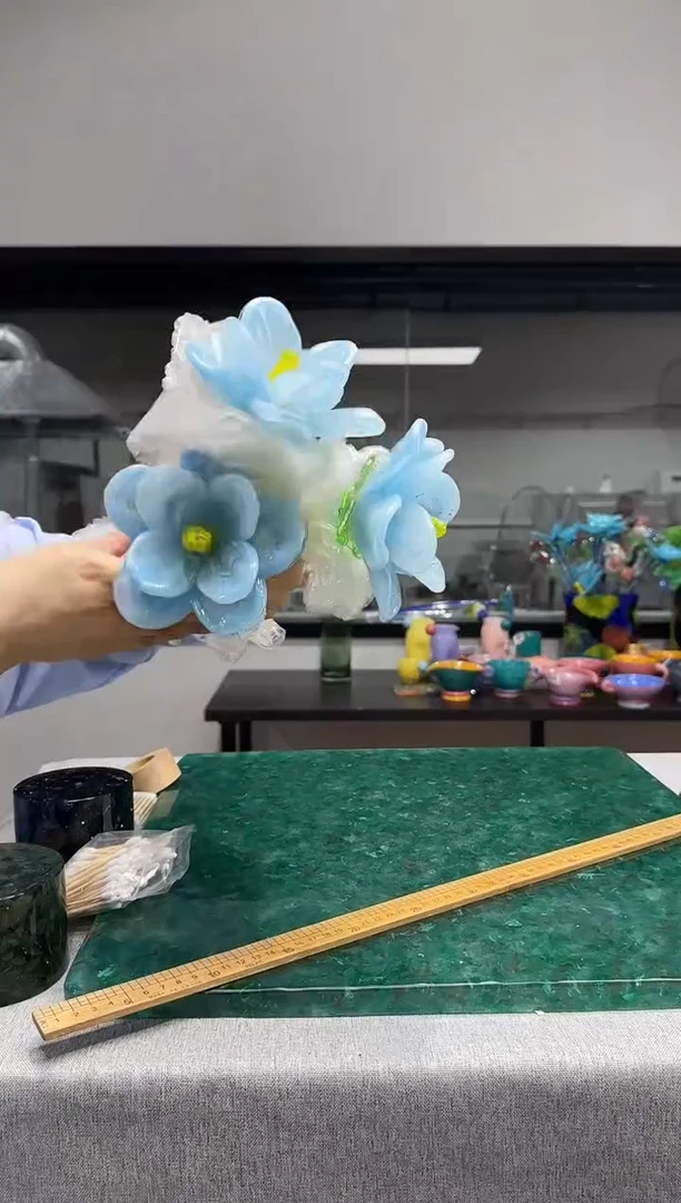 琉璃花3个微瑕G慕忆手作高口