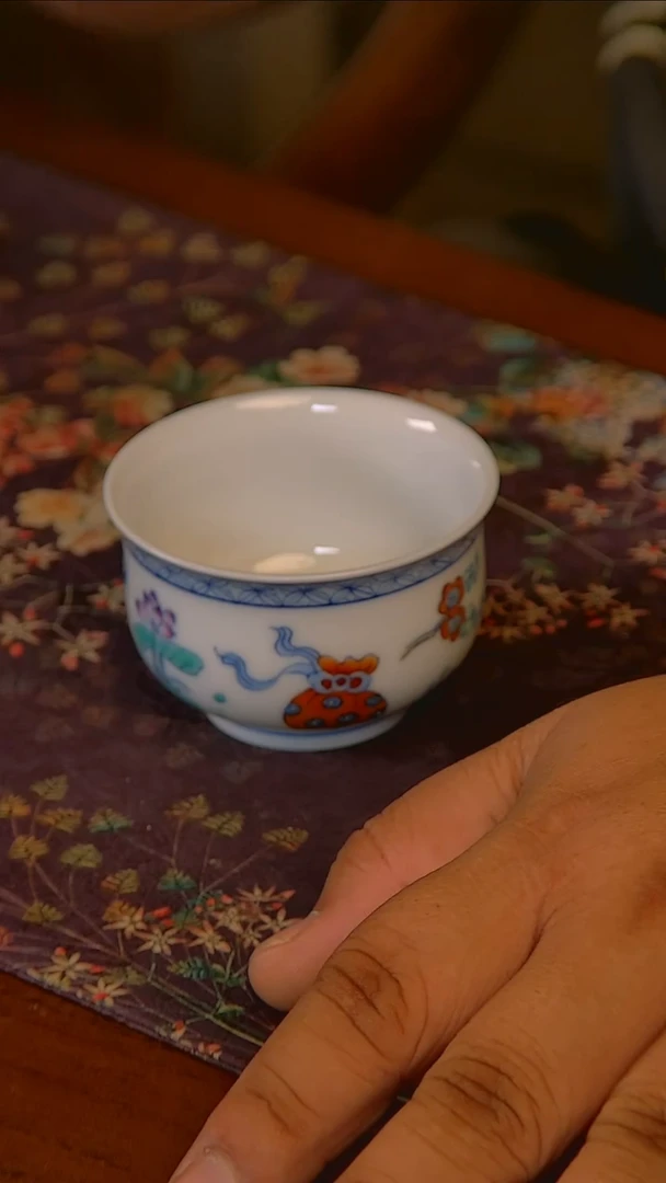 杯手工手绘杯杯很美丽