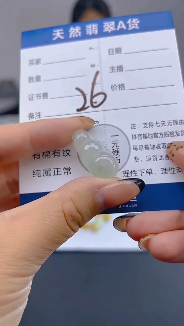 颈饰未镶嵌翡翠天然A货缅甸翡翠
