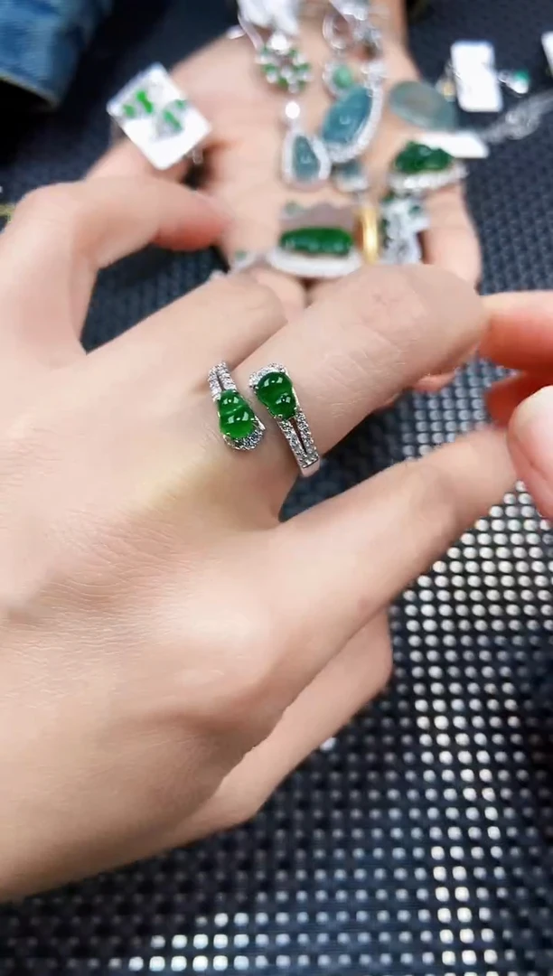 【闪购商品】翡翠戒指未镶嵌111111111