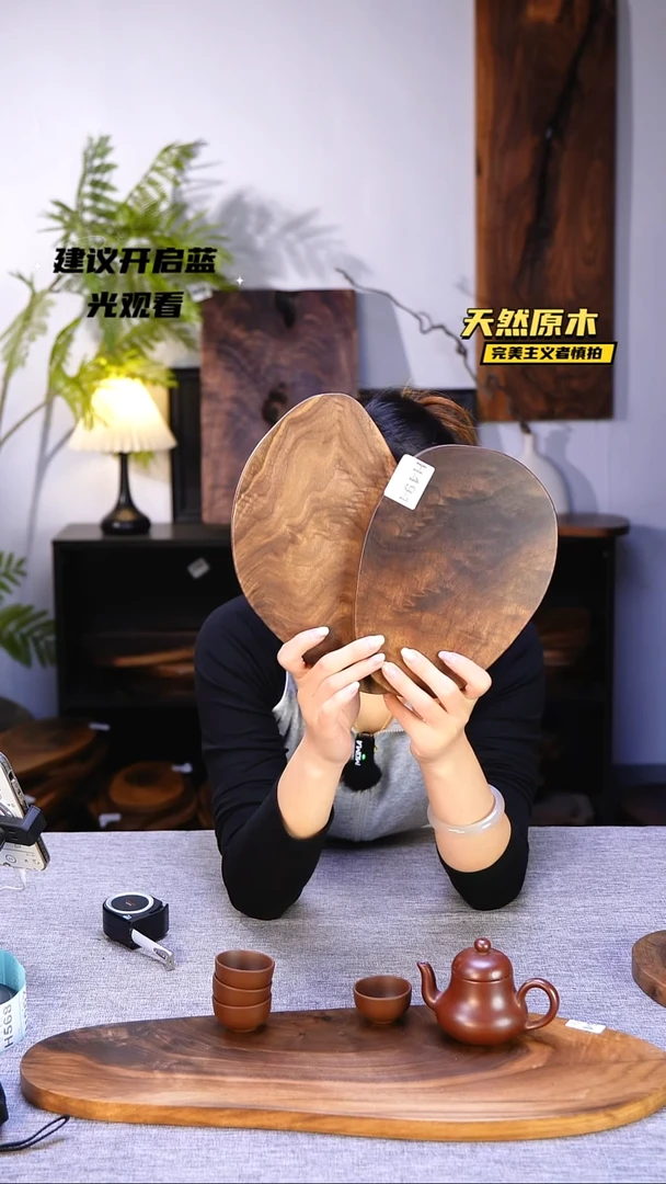 木晴*北美黑胡桃原木.干裂疤结不属于商品质量问题完美主义者慎拍