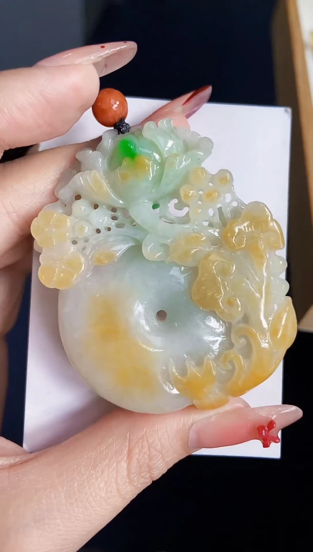 颈饰未镶嵌翡翠翡翠A货