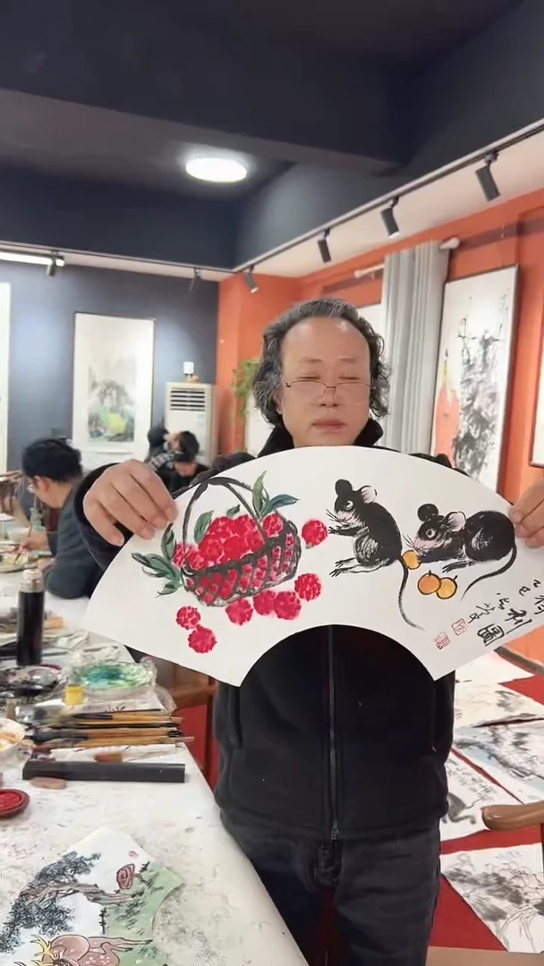 国画李火庆/国画/花鸟