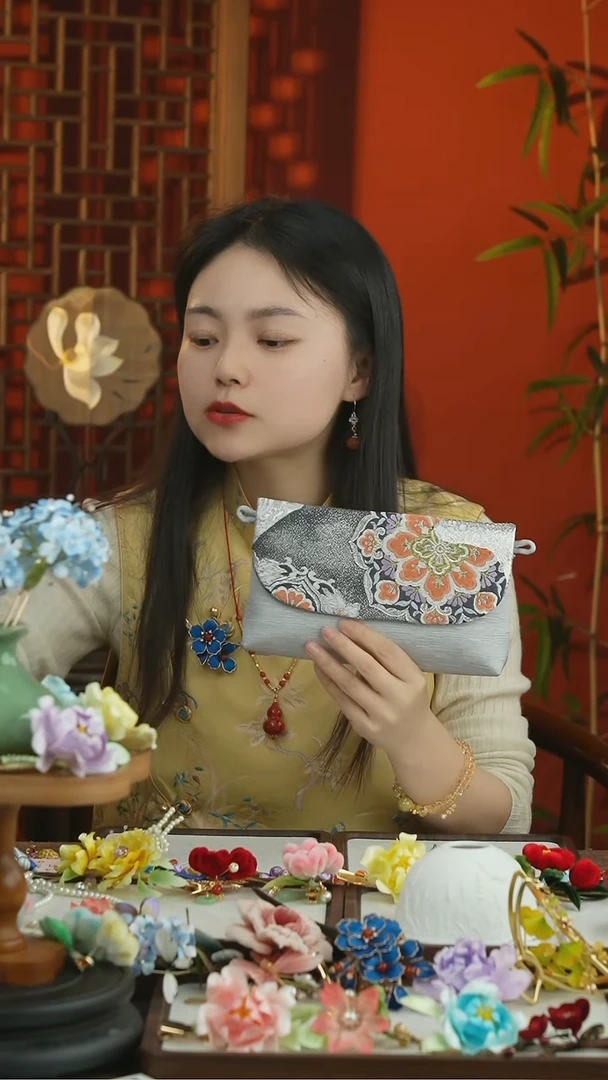 刺绣闪购纯手工非遗国风饰品