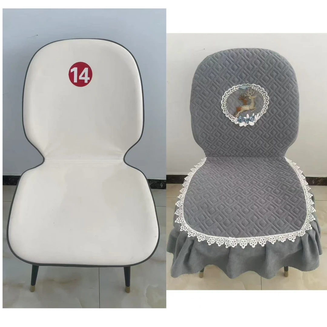 北欧风格防滑椅子套罩通用餐椅椅套轻奢简约家用坐垫