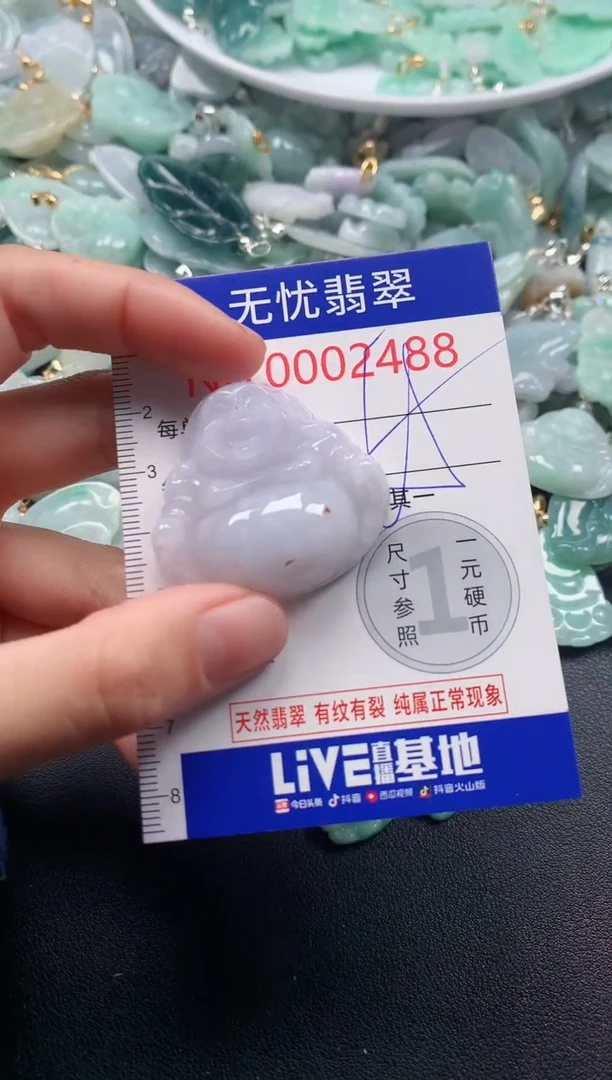 吊坠(不含链)未镶嵌翡翠2488