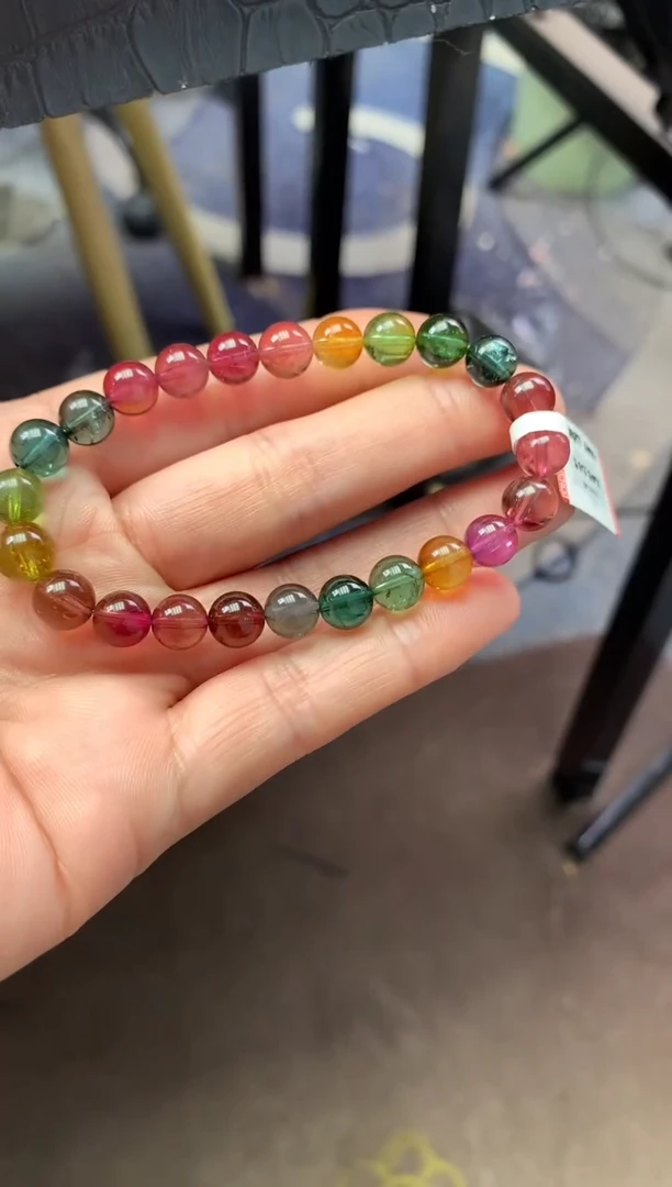 未镶嵌手串碧玺多样性发一条