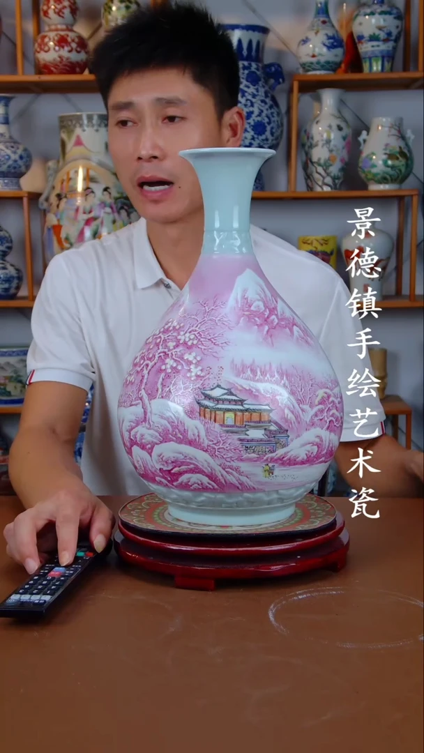 现代景德镇手工手绘陶瓷摆件56