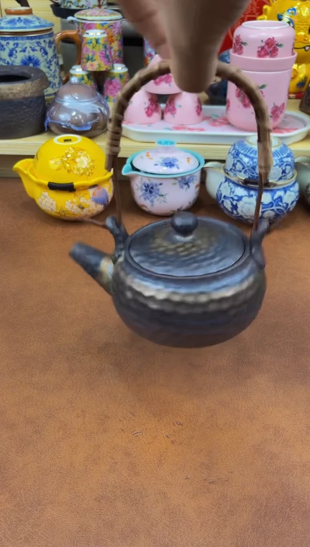 陶瓷茶具摆件旅行套组