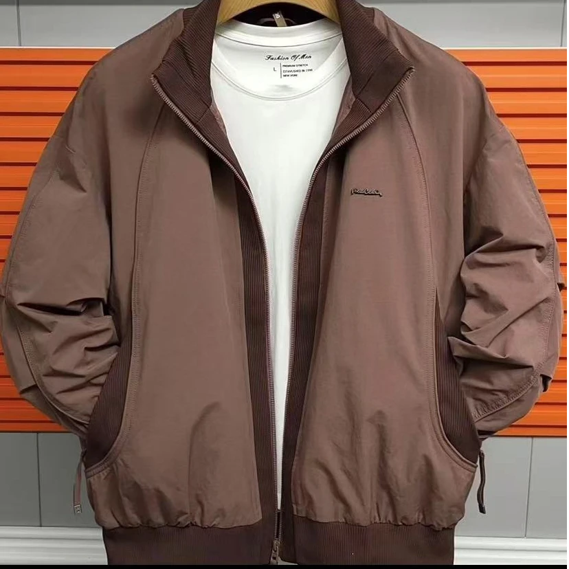 新款高品质男士立领休闲夹克外套