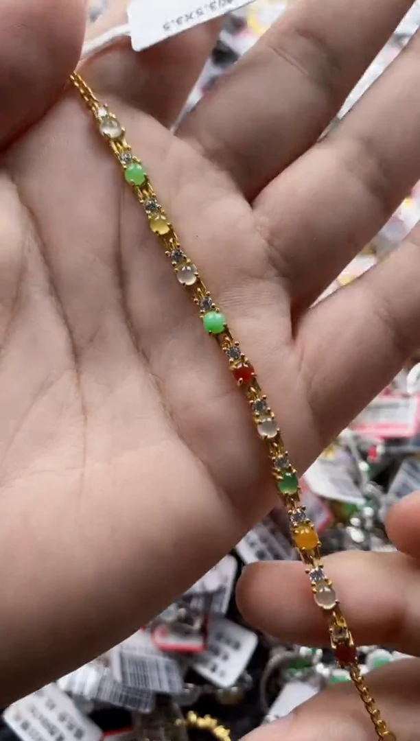 翡翠戒指银S925镶嵌6666---6