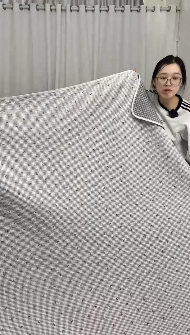 棉200*220灰色蝴蝶结
