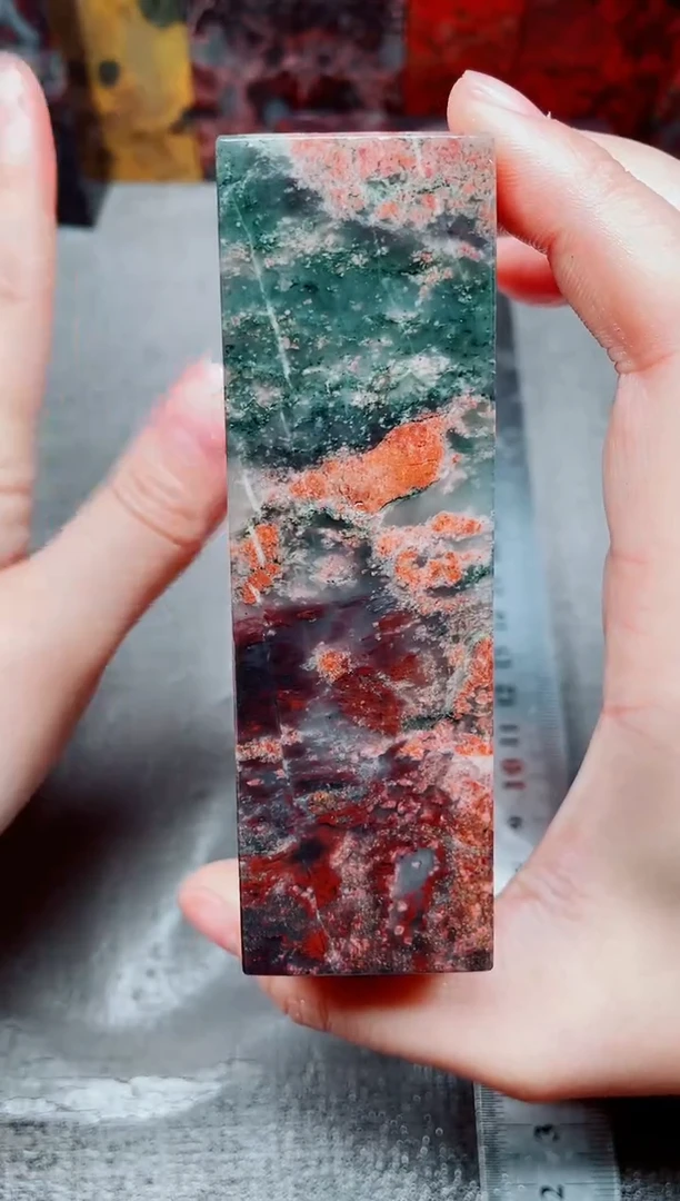 桂林鸡血玉素章3.0左右16