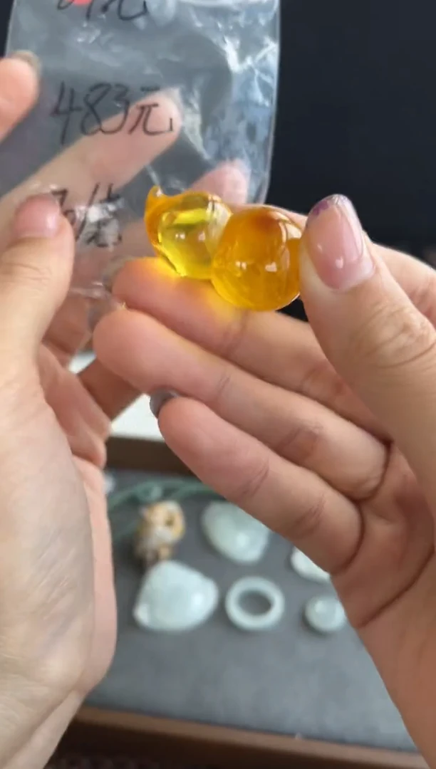 蜜蜡颈饰未镶嵌914买断