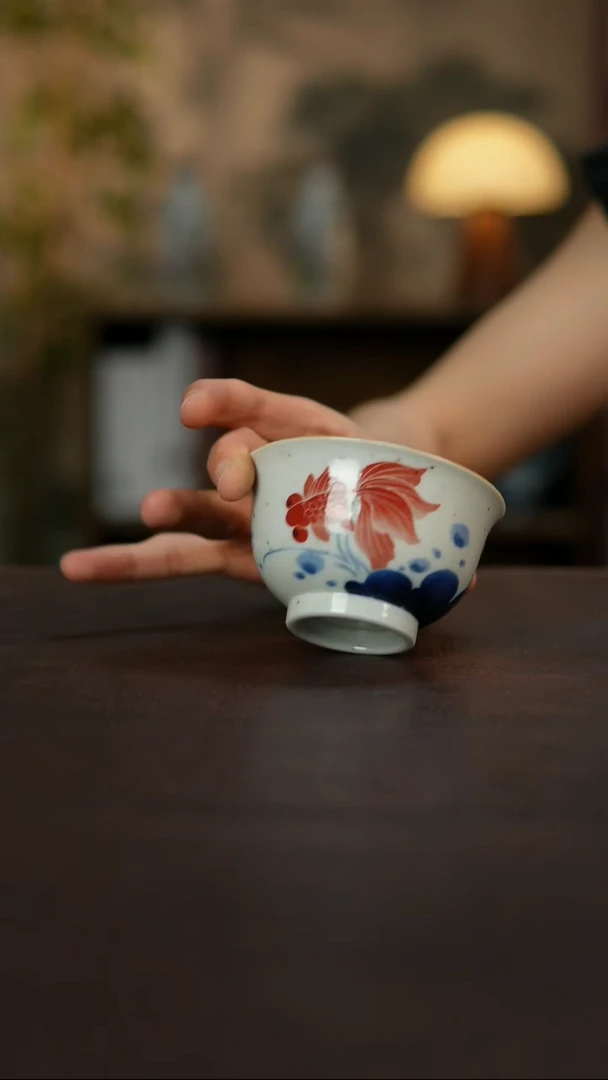 景德镇陶瓷杯碗柴烧多人