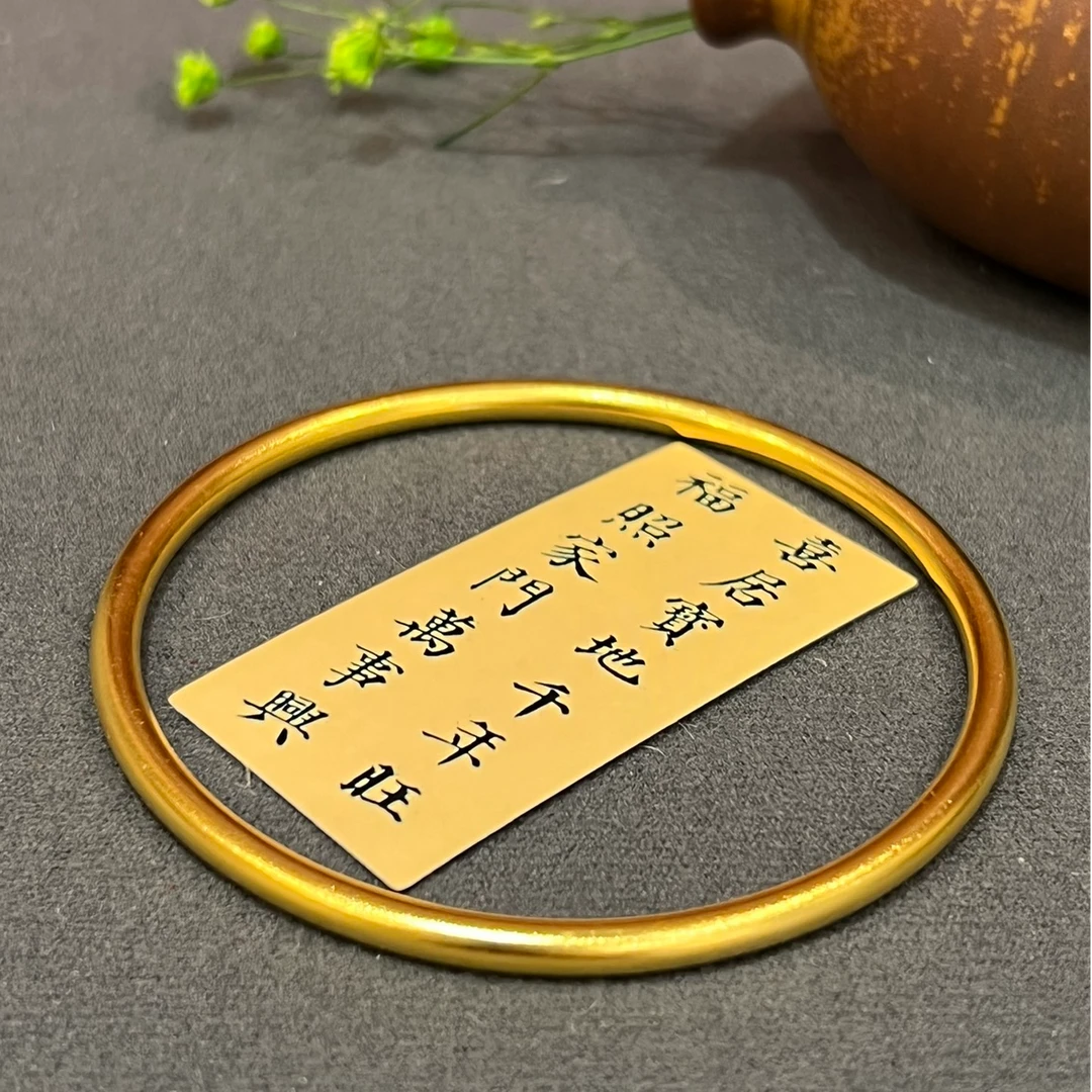 足银手镯 足银素圈手镯