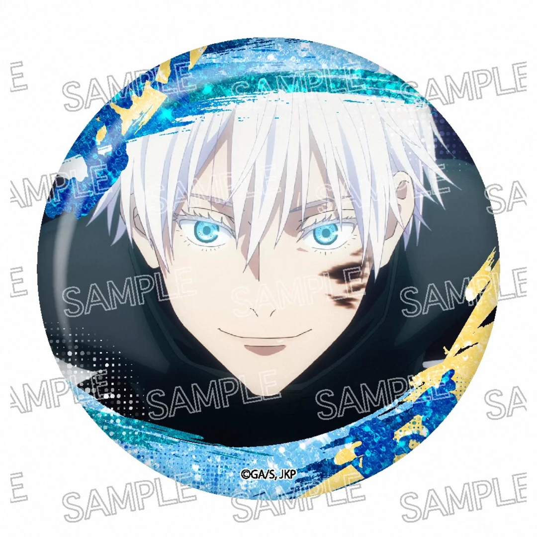 【五条悟 Twincre 75mm表情特写闪吧唧】咒术回战 日谷 盲盒代拆